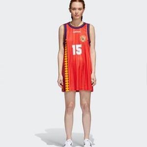 Adidas Spain soccer dress.